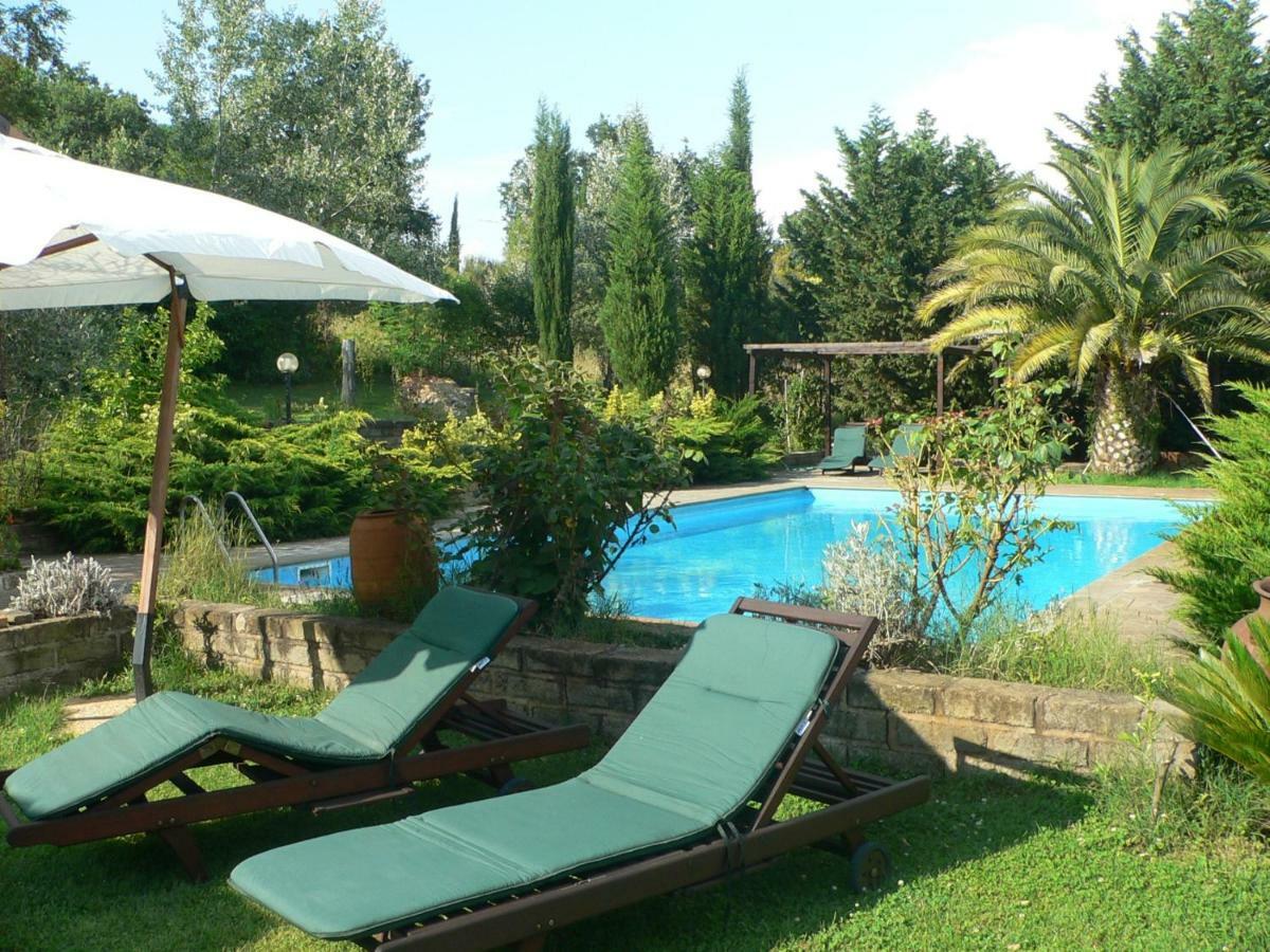 Villa Con Piscina Canale Monterano Exterior foto